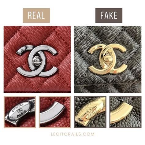 chanel coco handle fake vs original